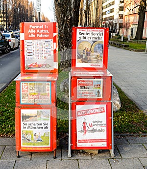 Headlines of local tabloids