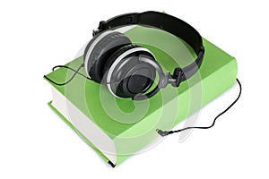 Headphone and book