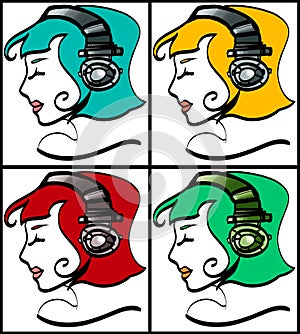 Headphone Girls photo