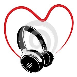 Headphone and heart