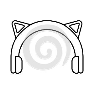 Headphone icon vector design