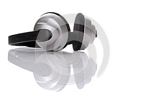 Headphone isolated over white