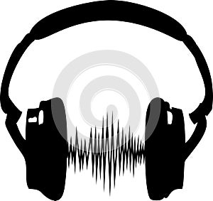 Headphone, music, wave, frequency