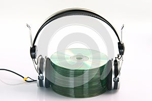 Headphones and cds