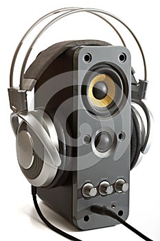 Headphones & computer speaker