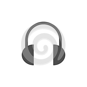 headphones icon. Elements of web icon. Premium quality graphic design icon. Signs and symbols collection icon for websites, web de photo