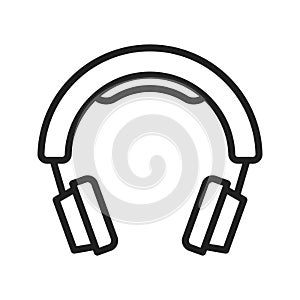 Headphones icon vector image.