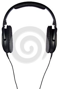 Headphones isolated on white