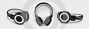 Headphones for listen music, stereo sound, audio