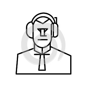 Headphones Logo can be used for company LOGO and WEB APP