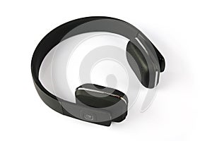 Headphones with Mic on White