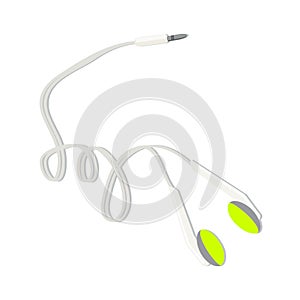 Headphones, mini earphones for music.