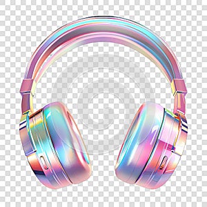headphones transparent background realistic element