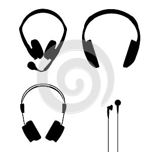 Headphones vector