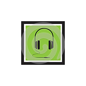 headphones vector icon,call center icon Vector illustration design