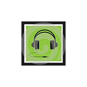 headphones vector icon,call center icon Vector illustration design