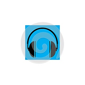 headphones vector icon,call center icon Vector illustration design