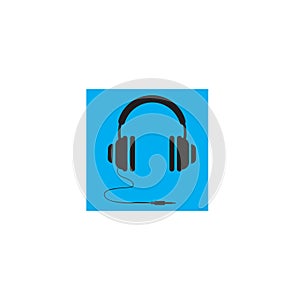 headphones vector icon,call center icon Vector illustration design