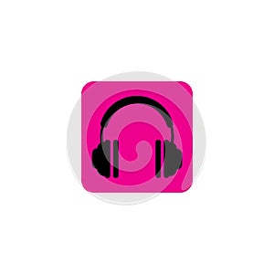 headphones vector icon,call center icon Vector illustration design