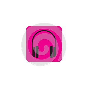 headphones vector icon,call center icon Vector illustration design