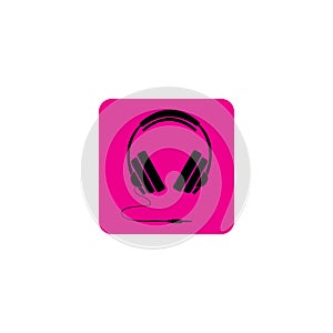 headphones vector icon,call center icon Vector illustration design