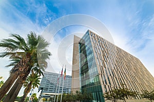 Headquarter of Los Angeles Police Department in downtown L.A.