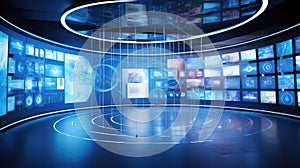 headquarters data wall