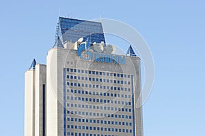 The headquarters of Gazprom in Moscow