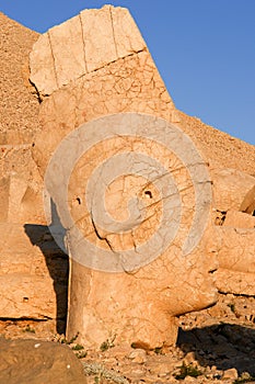 Heads of the colossal statues on Mount Nemrut