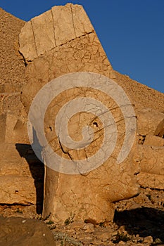 Heads of the statues on Mount Nemrut