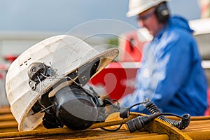 A Headset used for ultrasonic inspection of heat exchangers