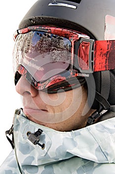 Headshot of snowboarder