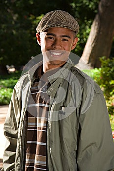 Headshot of Young African American male.