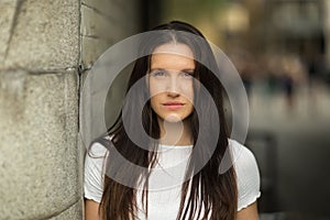 Portrait of a young woman