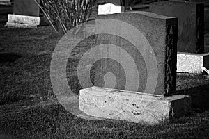 Headstone blank