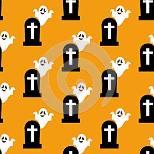 Headstone and ghost pattern