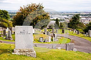 Headstone in memory of a faithful friend