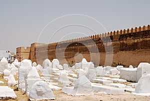 Headstones, Great Mosque of Sidi Oqba, Kairouan, Tunisia