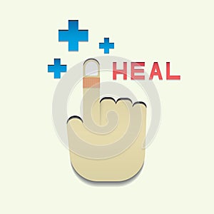 Heal hand