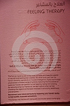 The Heal Institute exhibit at the Museum of the Future in Dubai, UAE