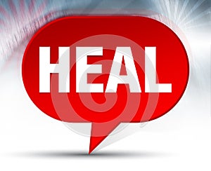 Heal Red Bubble Background