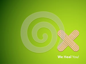 We heal you - background