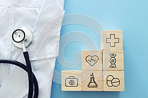 Healfcare/medical and insurance concept of medicine service goal
