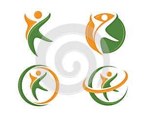 Healhty life and Fun logo