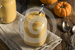 Healhty Organic Pumpkin Smoothie