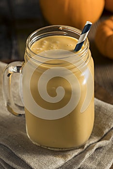 Healhty Organic Pumpkin Smoothie