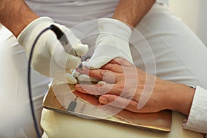 Healing body by the help of bioresonance treatment.