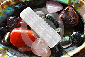 Healing Crystals Close Up