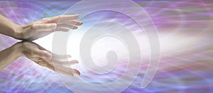 Healing Hands on matrix website banner