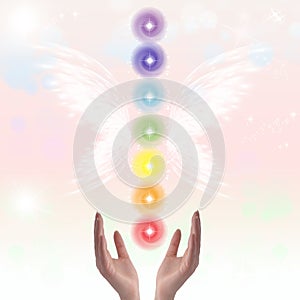 Healing Hands and seven chakras